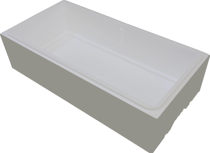 Rognkasse Stor, uten lokk, uten Rognbrett