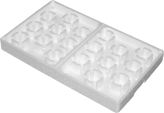 Blomsterbrett, vanningsbrett, 18 hull / 6 cm (rund)